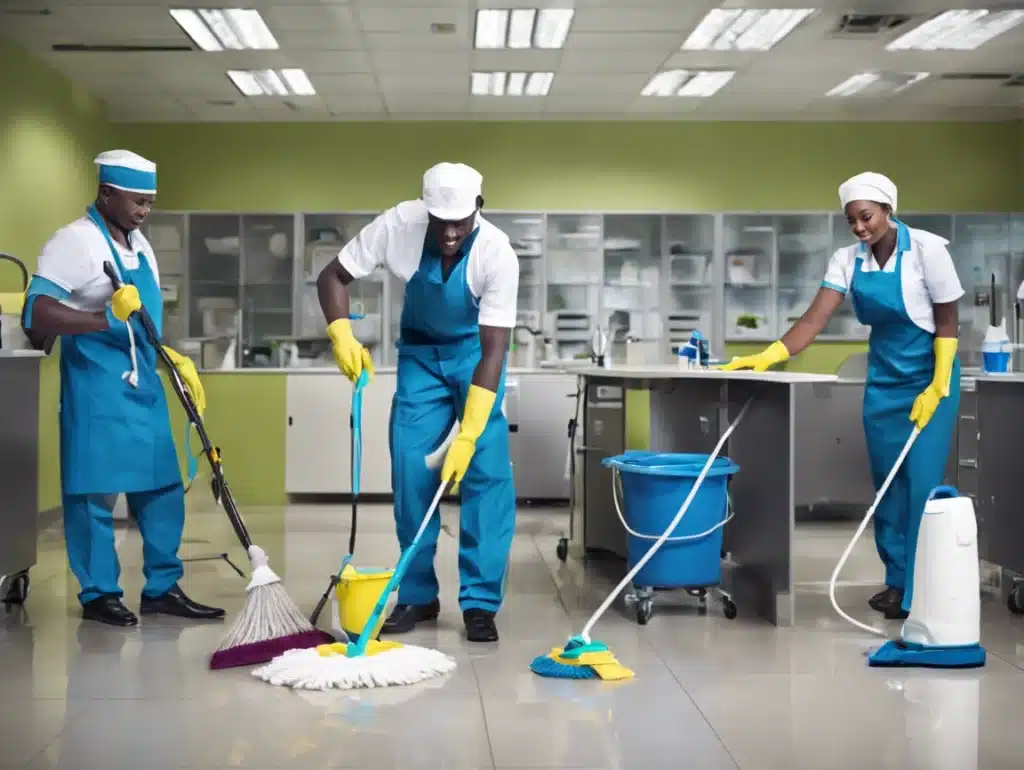 fournisseurs ou prestataires de services de nettoiement.