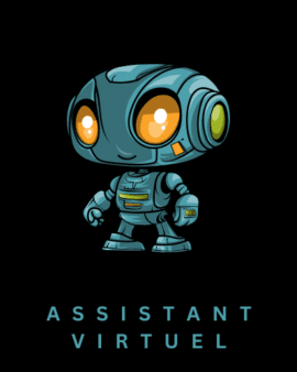 Assistant virtuel représente le service d'installation de chatbot