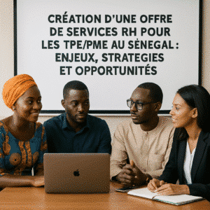 equipe crant une offre de services RH