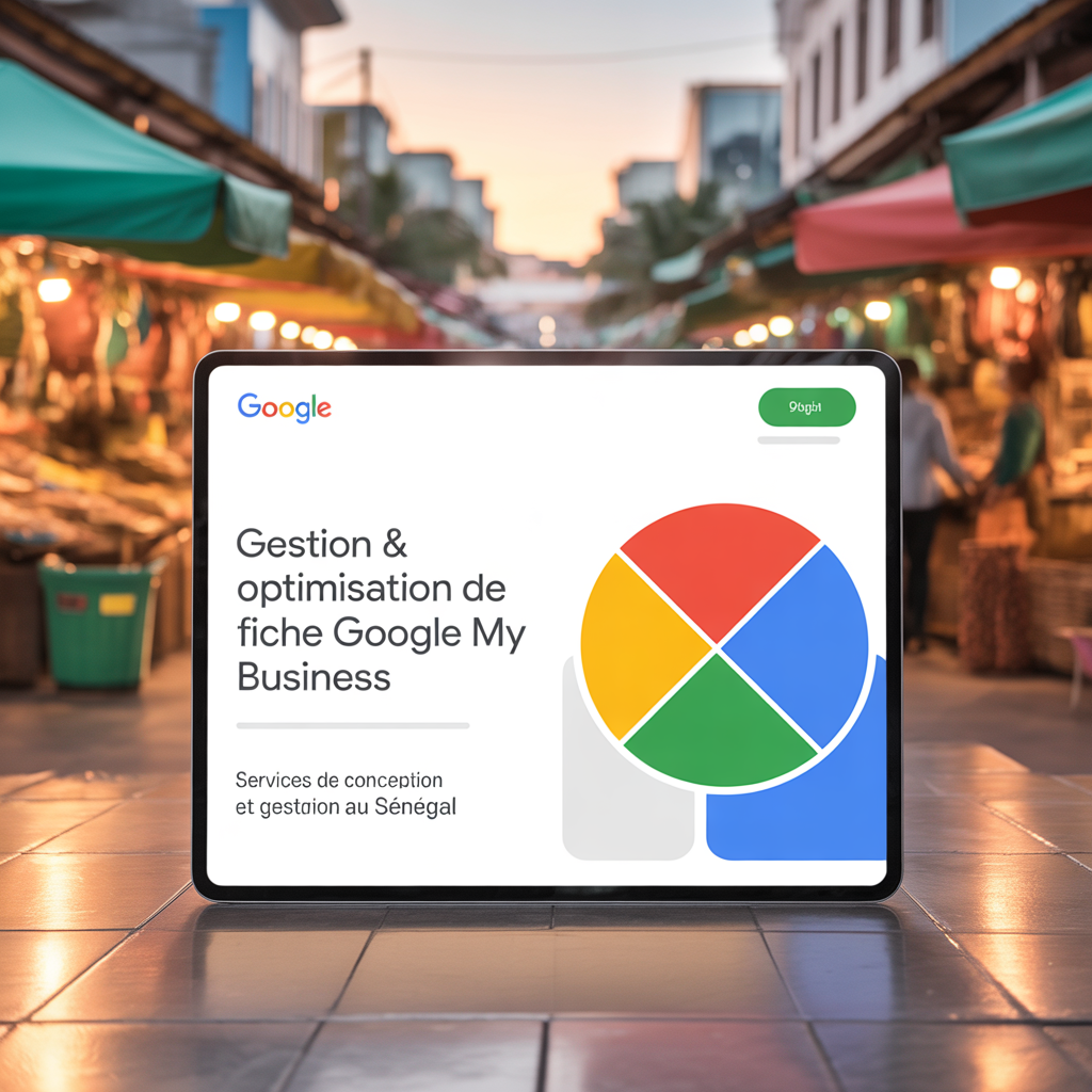 image représentant services Conception fiche google my business